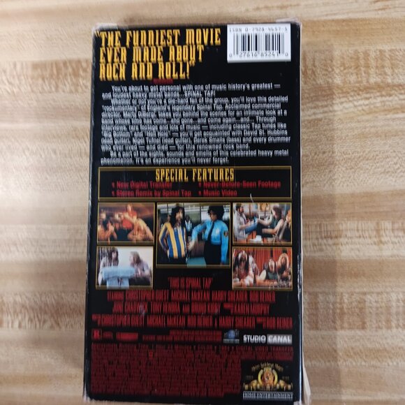 This Is Spinal Tap 1984 VHS Special Ed Heavy Metal Cult Comedy VTG Rob Reiner - Picture 3 of 8